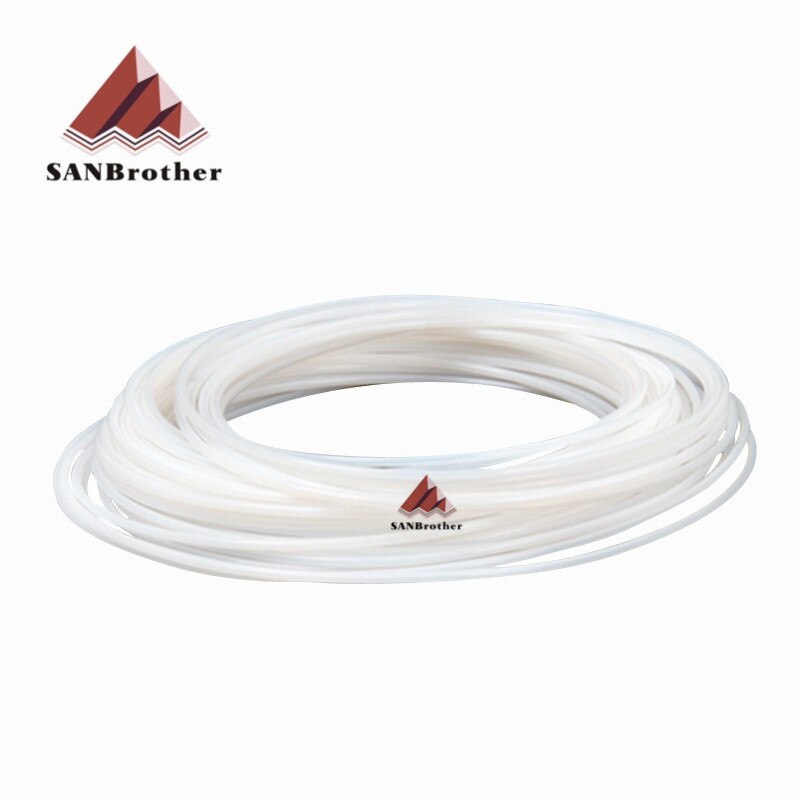 3D Printer Teflon Ptfe Buis 1Mm 2Mm 3Mm 4Mm 6Mm 8Mm Ptfe Teflon Buis voor 3D Printer Onderdelen Pijp Bowden J-Head