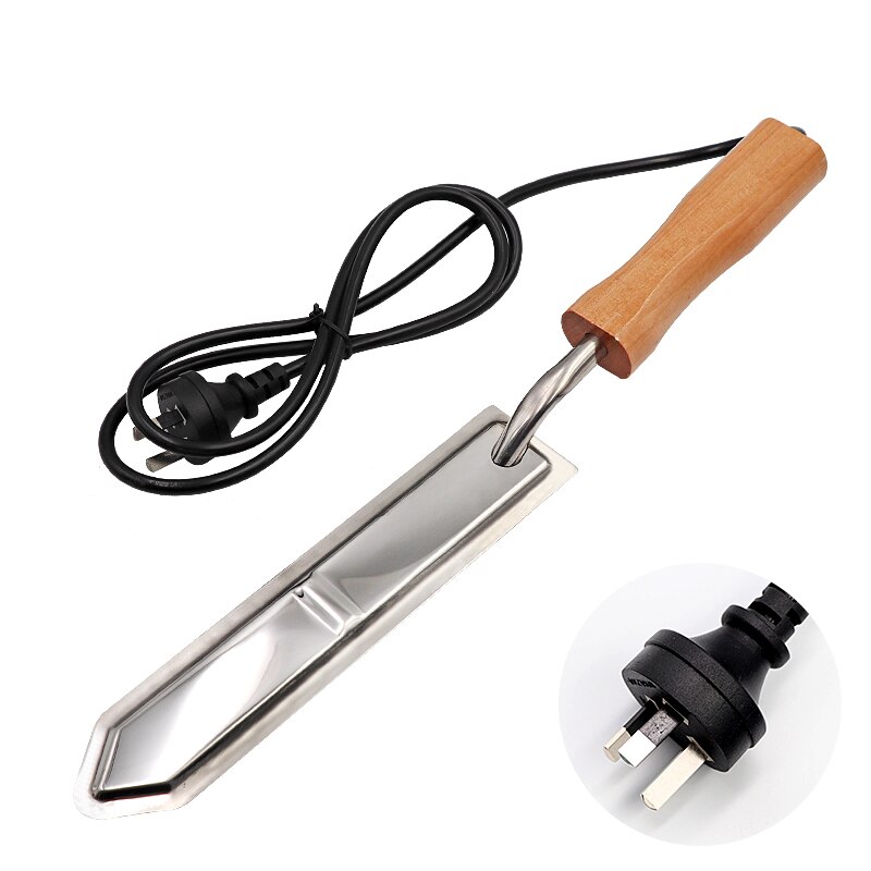 Bienenzucht Biene Honig Elektrische Heizung Messer 110/220V Edelstahl Energie schneiden Honig Messer Biene Werkzeuge Biene Bienenstock imkerei Werkzeug: AU Stecker