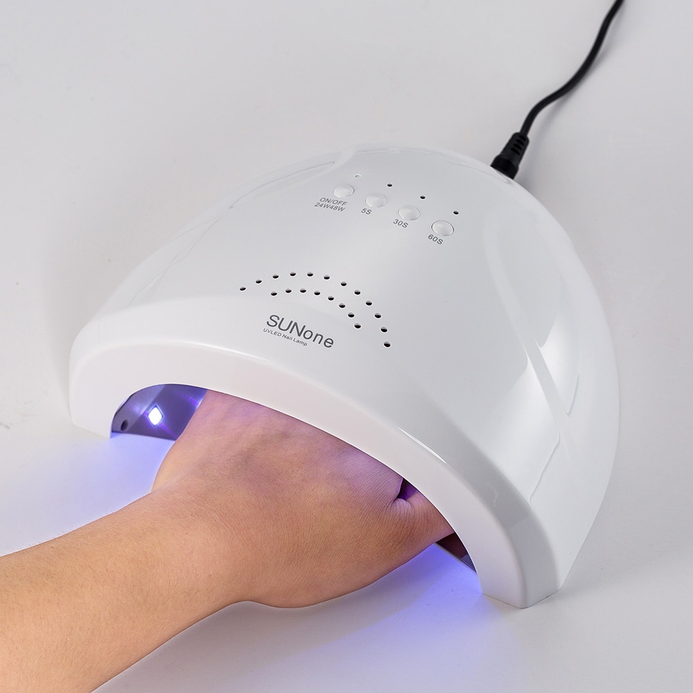 Lamp Voor Nagels Sunone Uv Lamp Gel Polish Machine Curing Lamp Met Bodem Timer Display Sneldrogend Sunuv Lamp Voor manicure