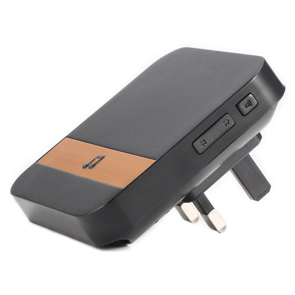 Self Powered Waterproof Wireless DoorBell No Battery EU US AU Plug Smart Door Bell Chime 1 Button 1 Receiver LED Light