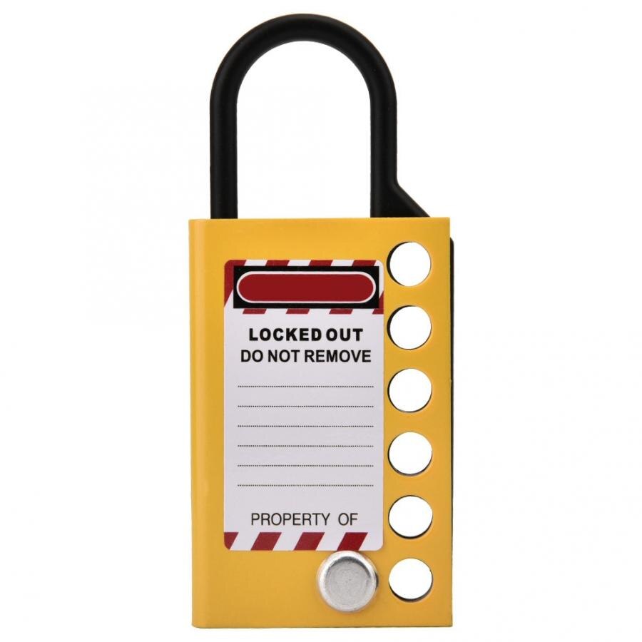 Aluminum Row Insulation Industrial Safety Hasp Lockout 6-hole Expander Lock BD-51