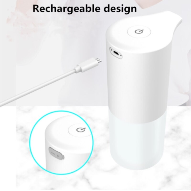 Auto Liquid Soap Foam Dispenser Rechargeable With Temperature Display Touchless Sensor Smart Hand Sanitizer Machine for Bathroom