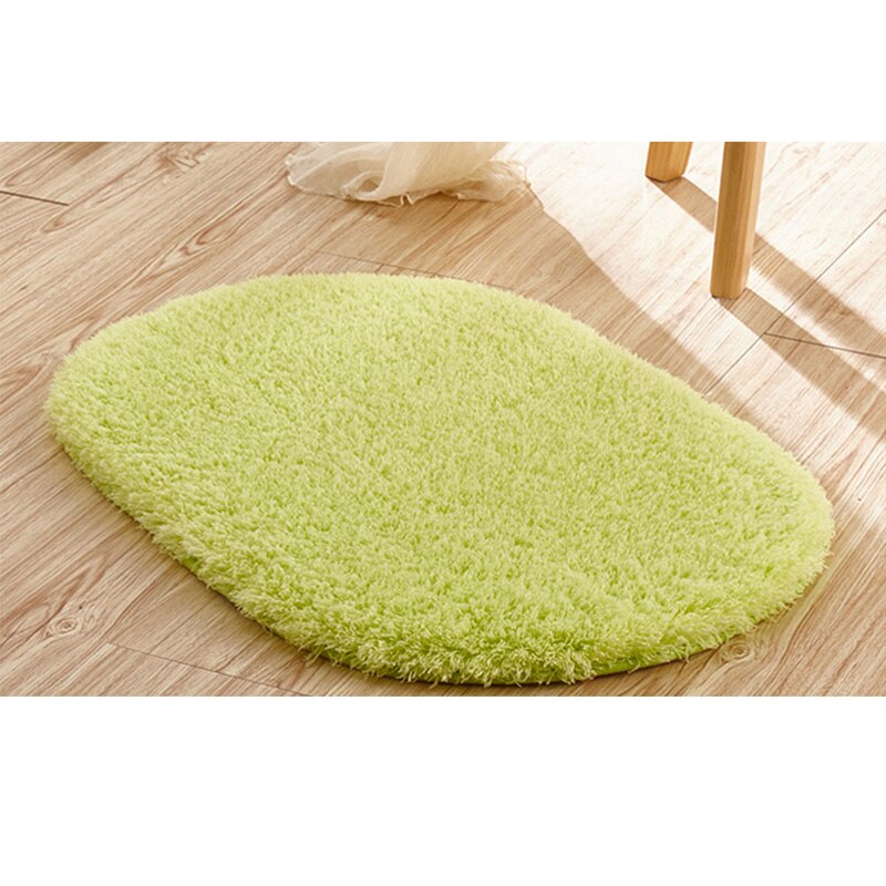 absorbant doux chambre salle de bain sol antidérapant porte tapis de bain tapis de douche 30*50cm: green