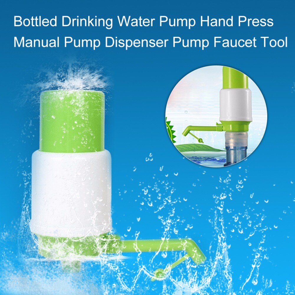 1PCS Manual Drinking Water Dispenser Portable Hand Pressure Water Dispenser Kitchen Drinking Tools