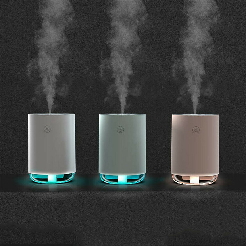 Diffuser Aromaterapia Luchtbevochtiger Aroma Essentiële Olie Mist Maker Met Led Lamp Usb Fogger Voor Home Office Auto Woonkamer