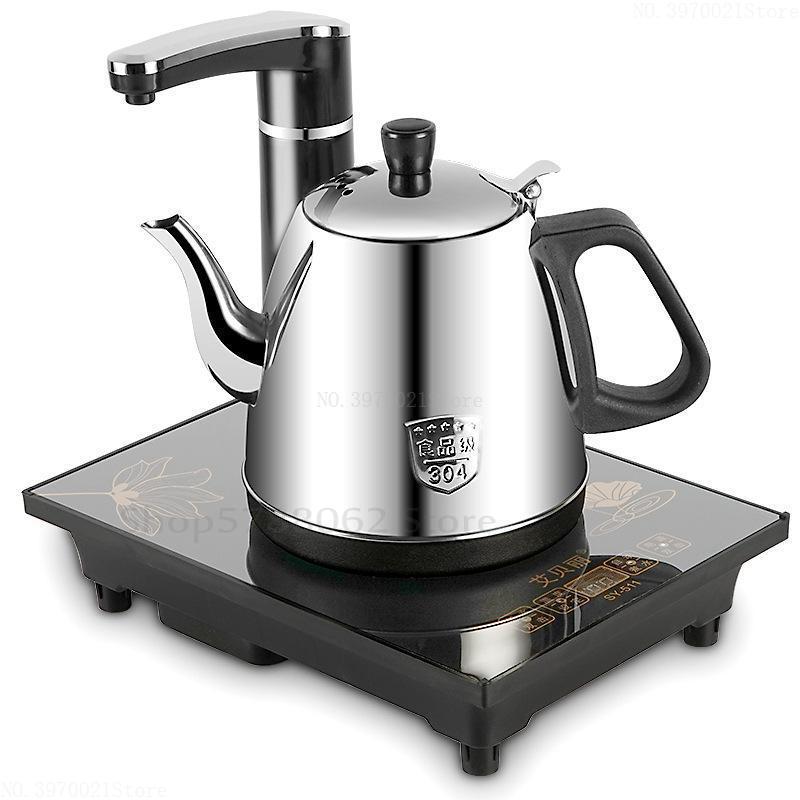 automatic Water Heating Kettle Self-priming Pumping Mini Stainless Steel Teapot Water Dispenser BoilerTouch Screen