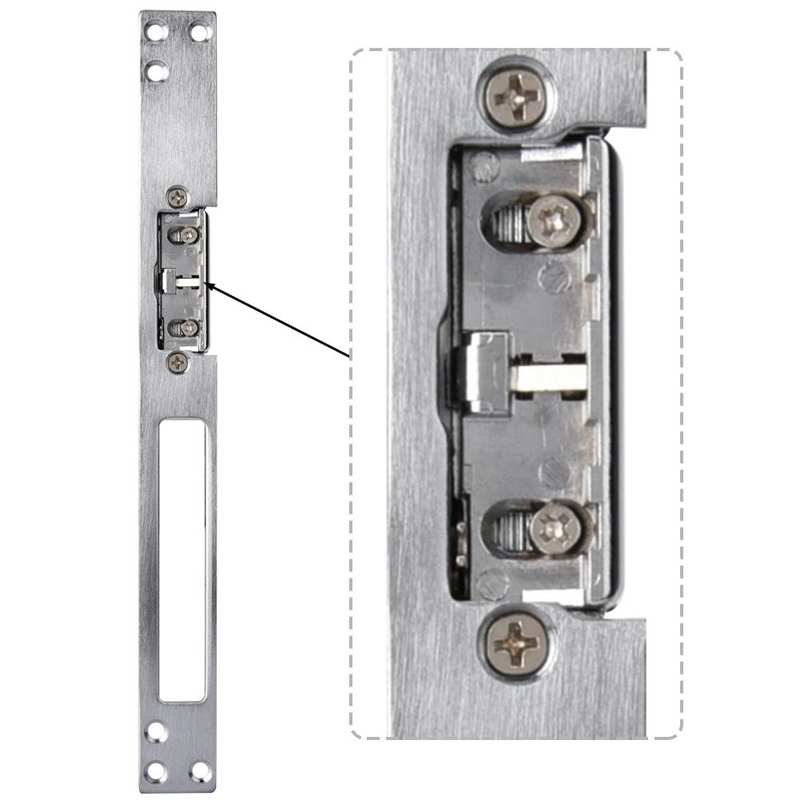 DC 12V Electric Lock Intelligent Guard Cathode Strike Lock Door Access Control Lock Controller Electric Door Lock