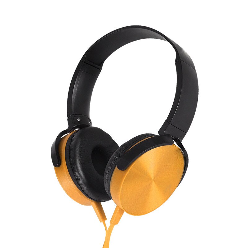 Casque filaire avec micro casque Gamer Overear casque de jeu stéréo ordinateur portable tablette sur-tête pour ordinateur Samsung Xiaomi: Yellow