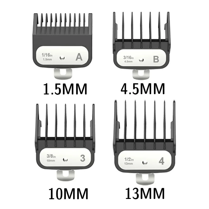 Kemei Hair Clipper Limit Comb for KM-1990 Hair Clipper Limit Guide Comb for Wahl Universal Barber Guide Comb Clipper Limit Combs: plum