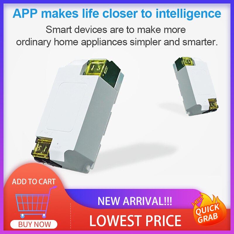 15A Tuya Wifi Smart Switch Module Universele Wifi Breaker Timer Wifi Smart Lichtschakelaar Smart Home Werk Alexa Voice Modificatie