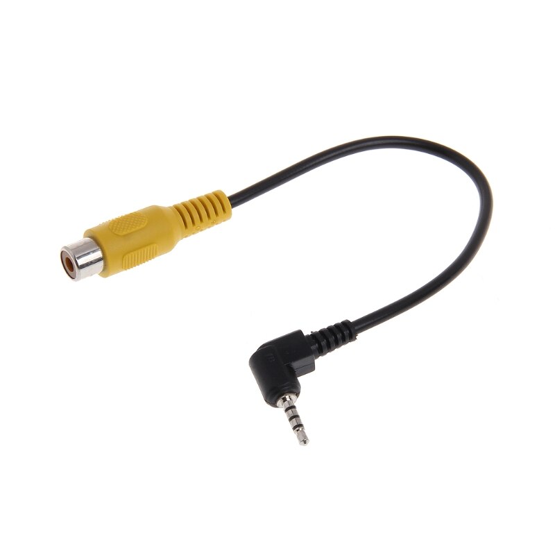 Câble adaptateur convertisseur vidéo 2.5mm prises jack mâles stéréo vers rca femelle pour gps