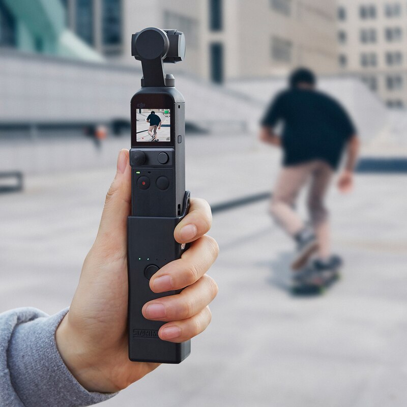 Caja de carga portátil para DJI OSMO Pocket 2, cargador de batería con agarre de mano, accesorios de cámara, cardán