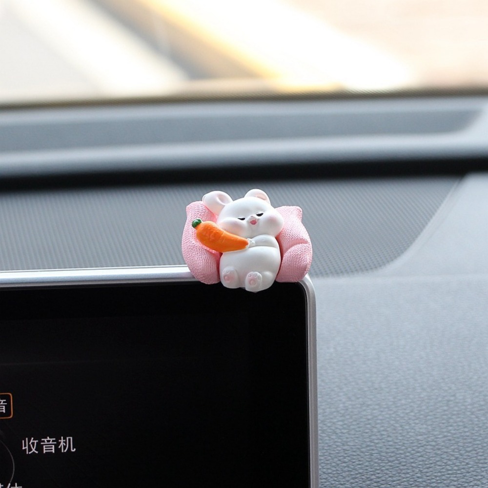 Nette Autos Zubehör Lustige Kawaii Tier Ornament Auto Zentrale Steuerung Bildschirm Rückspiegel Dekor Auto Zubehör Innen