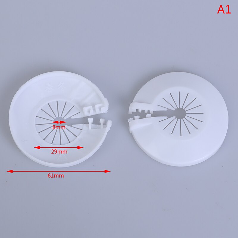 2 Stuks Muur Gat Duct Cover Douche Kraan Hoekstopkraan Pijp Plug Decoratie Cover Buisleidingen Accessoires: A1