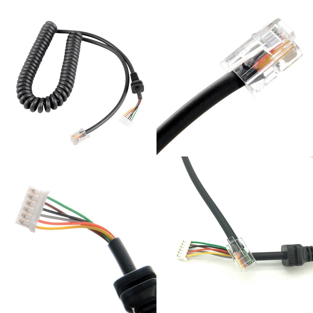 Ledning til mikrofonkabel for yaesu mh -48 a 6j mh -42 b 6j mikrofon for ft -7800 ft-8800 ft-8900 ft-8900r bilradio mh -42 mh-48 høyttaler