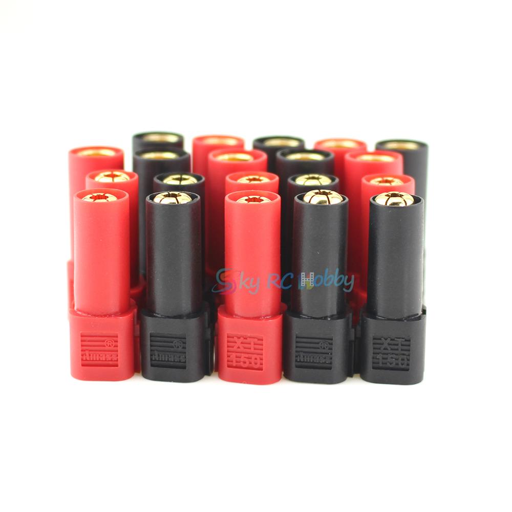 6Pairs 10Pairs Vergaren XT150 6Mm Bullet Connector Adapter Plug Set Man Vrouw 130 Hoge Nominale Ampère Voor rc Lipo Batterij