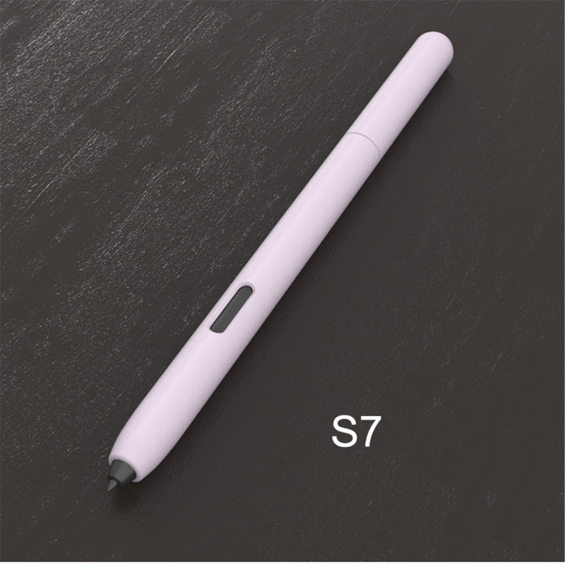 Estuche de lápices de negocios para Samsung Galaxy- Tab S6 S7 s-pen, funda de silicona para tableta de dibujos animados