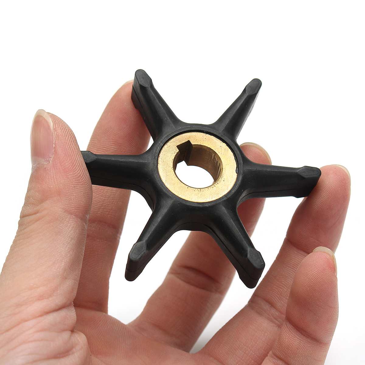 6.8cm Diameter For Johnson Evinrude Water Pump Impeller 10/15/18/20/25HP Outboard Motor 375638 Rubber Water Pump Impeller