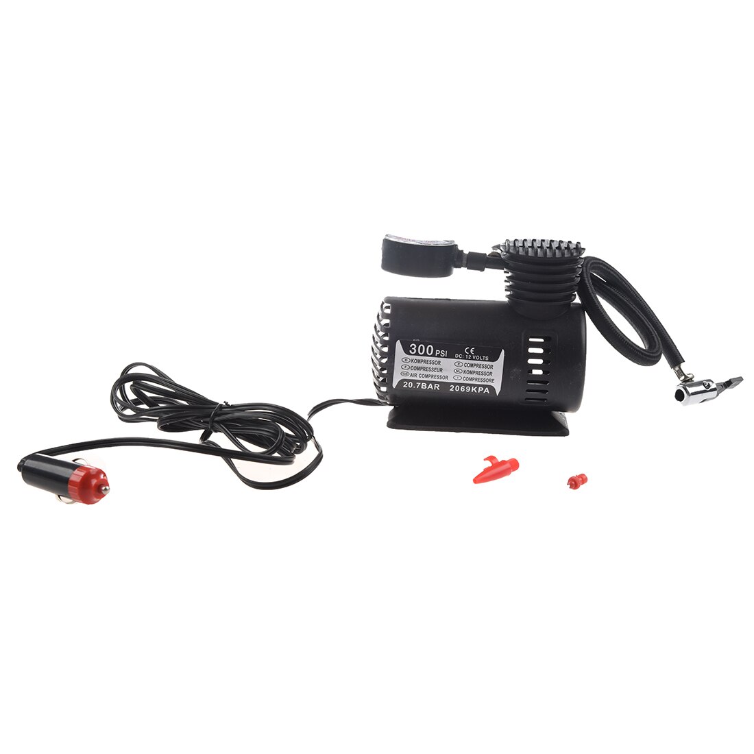12V Car Auto Electric Pump Air Compressor Portable Tire Inflator 300PSI K590