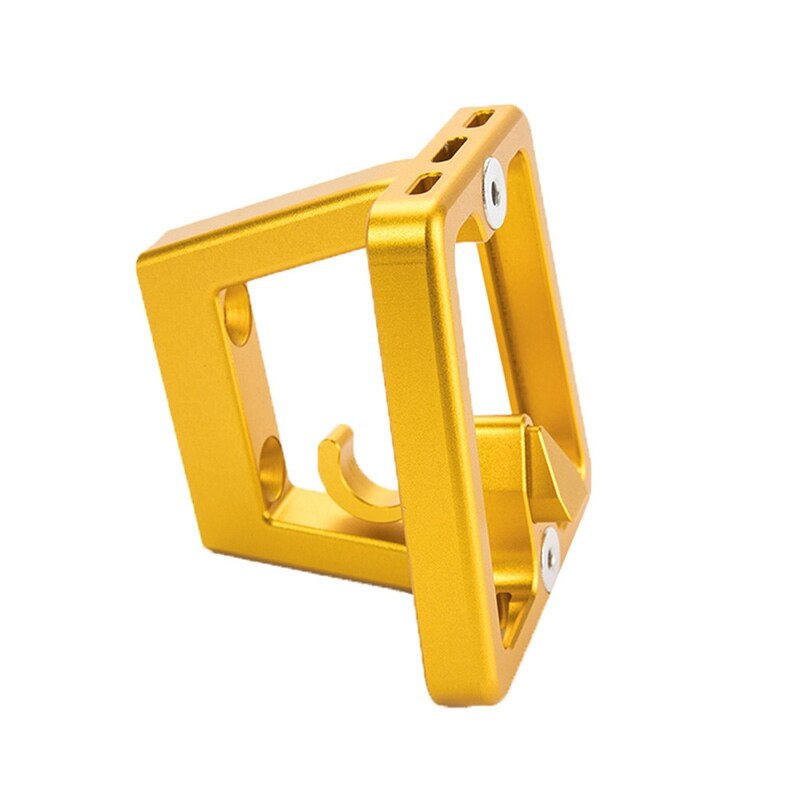 Aluminium Vouwfiets Voordrager Blok Adapter Houder Voor Brompton Fiets Voordrager Houder: gold