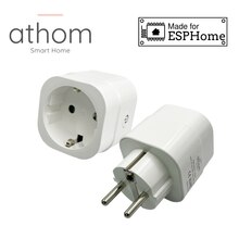 Athom preflashed esphome smart plug fungerar med hemassistentens förbrukningsövervakning 16a