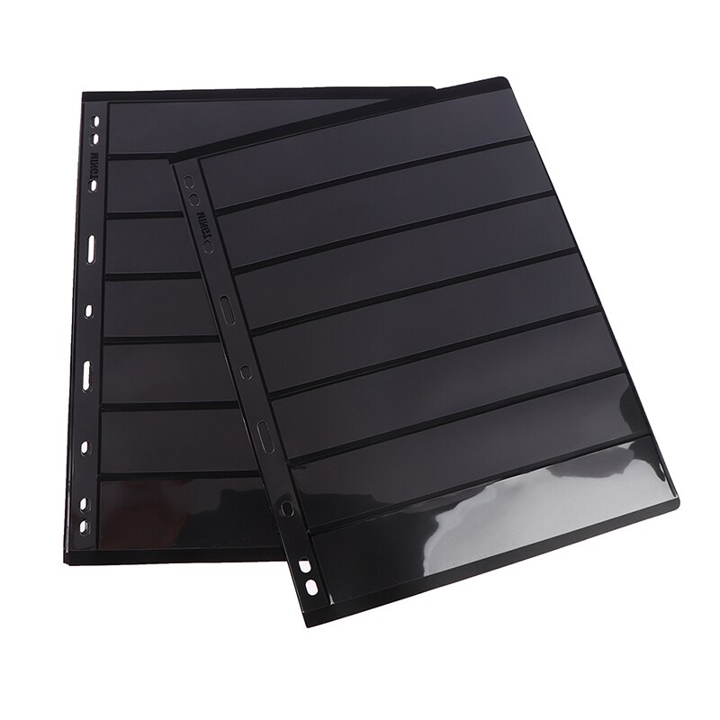 10PCS/Lot 7 Grid Postage Stamps Grid Stamp Page Collection Stamps Holders of Stamp Album PVC