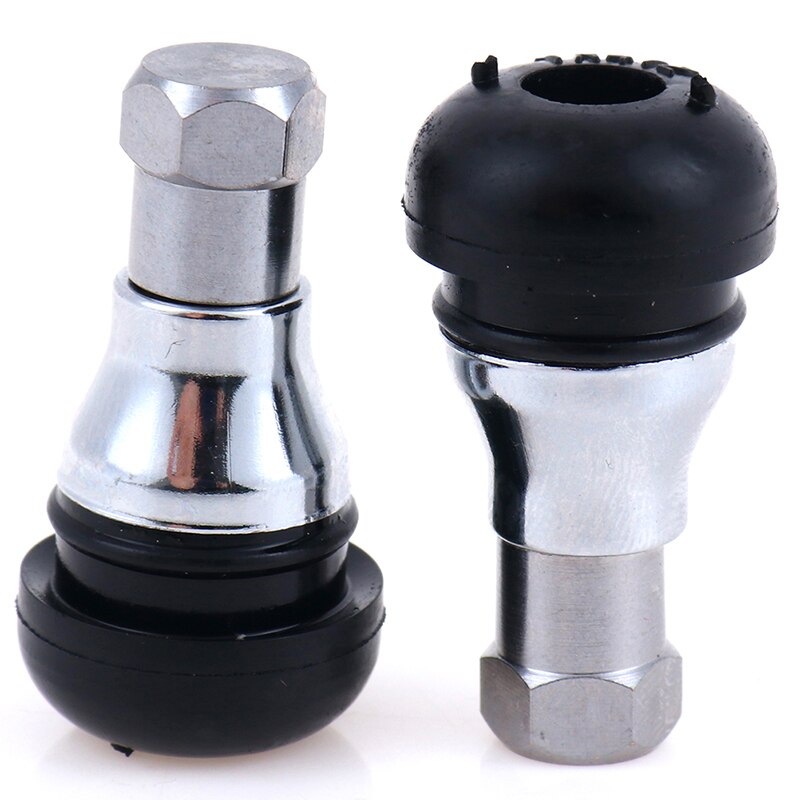 4 Stuks Auto Motorfiets Band Ventiel TR412ac Rubber Wiel Klepstelen Met Chrome Caps Chroom Legering