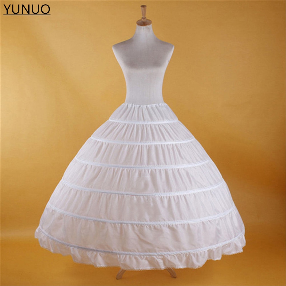 YUNUO Braut Band Felsen Hochzeit Petticoat Zubehör Krinoline Unterhose Weiß: 4