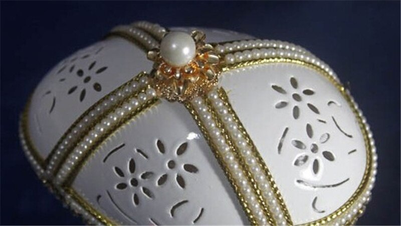 d'oro reale Faberge uovo Carillon Gioielli Carillon Musicale Scatola Regalo Di Compleanno per le Ragazze Sposato souvenir