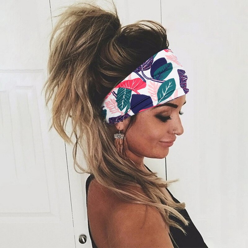 Headpiecce Floal Style Hair Cotton Stylish Elastic Fabric Cotton Hairs Hair Accessories for Women: 5