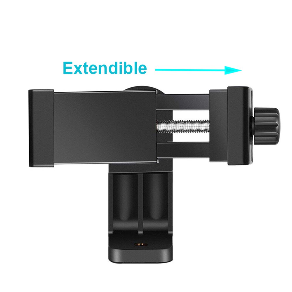 Rovtop Smartphone Tripod Mount Adapter Draaibare Mobiele Telefoon Houder Adapter Met Shoe Live Webcast Mount Voor Huawei Iphone