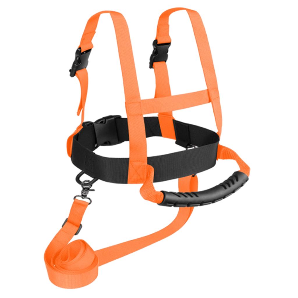 Colcolo-arnés de esquí para niños con correa larga, pinza trasera y Clip de cuña de esquí, ayuda a los niños a aprender a esquiar, Halter