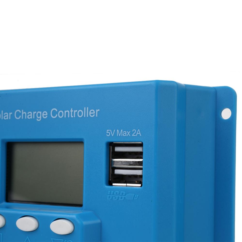 10A LCD Solar Charge Controller DC 12-24v Output Solar Panel Battery Controller Portable Solar System Control Module