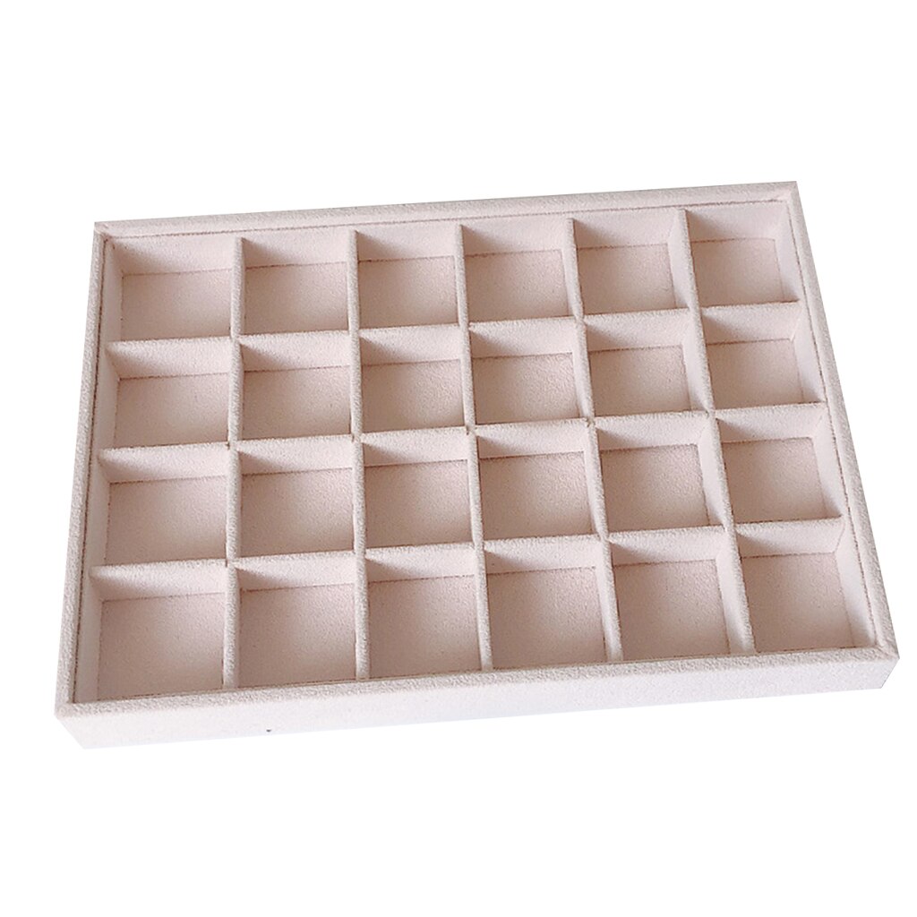 Portable Jewelry Ring Display Organizer Case Tray Holder Necklace Earrings Bangle Storage Box Showcase Jewelry Stand Holder: D