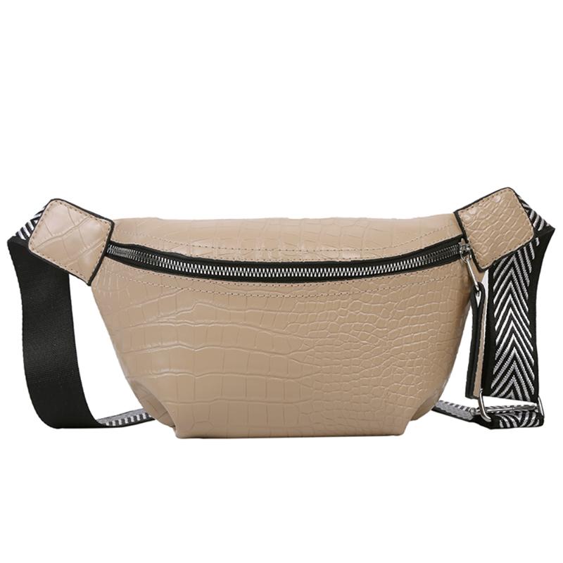 Frauen Reise Taille fanny Crossbody Pack Gürtel Tasche Hüfte miserabel Tasche Geldbörse Handtasche Solide Frauen Tasche: Kamel