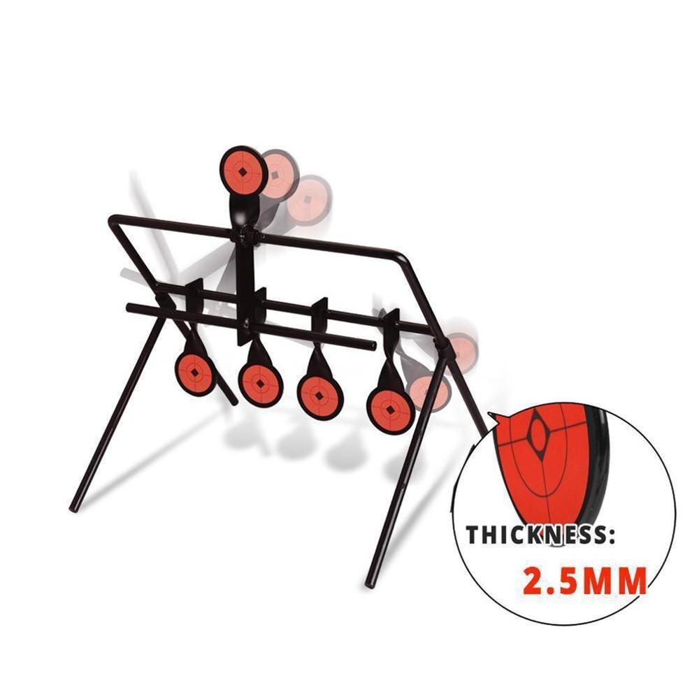 Prática leve durável do tiro do metal dos sinos do vento para o iniciante com alvo automático da restauração