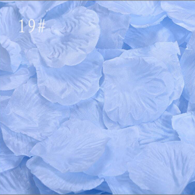 3000 stks/partij Zijden Rozenblaadjes Bladeren Kunstbloemen Bloemblaadjes voor Romantische Bruiloft Decoratie Party Decor Festival Tafel Decors
