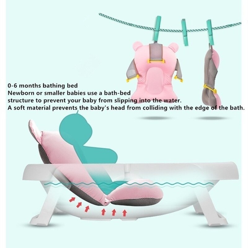 Baby Badewanne Netz T-typ Netto Schlecht Netto freundlicher Schlecht Netto Bett Baby Dusche Gestell Hängematte Schlecht Baby Schlecht Kissen