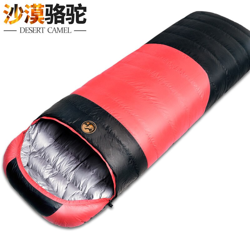 CS107 down-Filled Sleeping Bag (800G, 1000G, 1200G) Autumn and Winter Duck down Adult Sleeping Bag can be spliced together