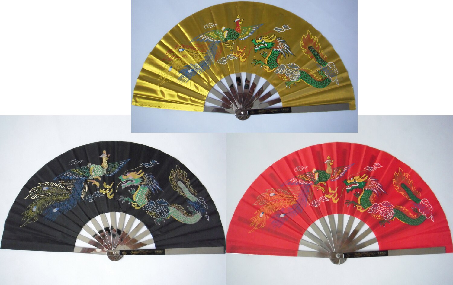 oben DOPPELSEITIGE tai chi ausbildung Fan taijiquan kampfkunst kung fu wushu leistung Fans