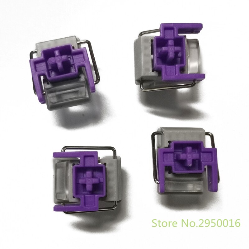 4Pcs Red/Purple Optical Switches Swap Switch for Razer Huntsman Elite Gaming Mechanical Keyboard Switches: purple-gray