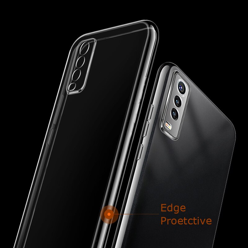 Coque de protection complète en Silicone pour VIVO, S7, S7E, V20 Pro, SE, souple, transparente, étui arrière pour téléphone