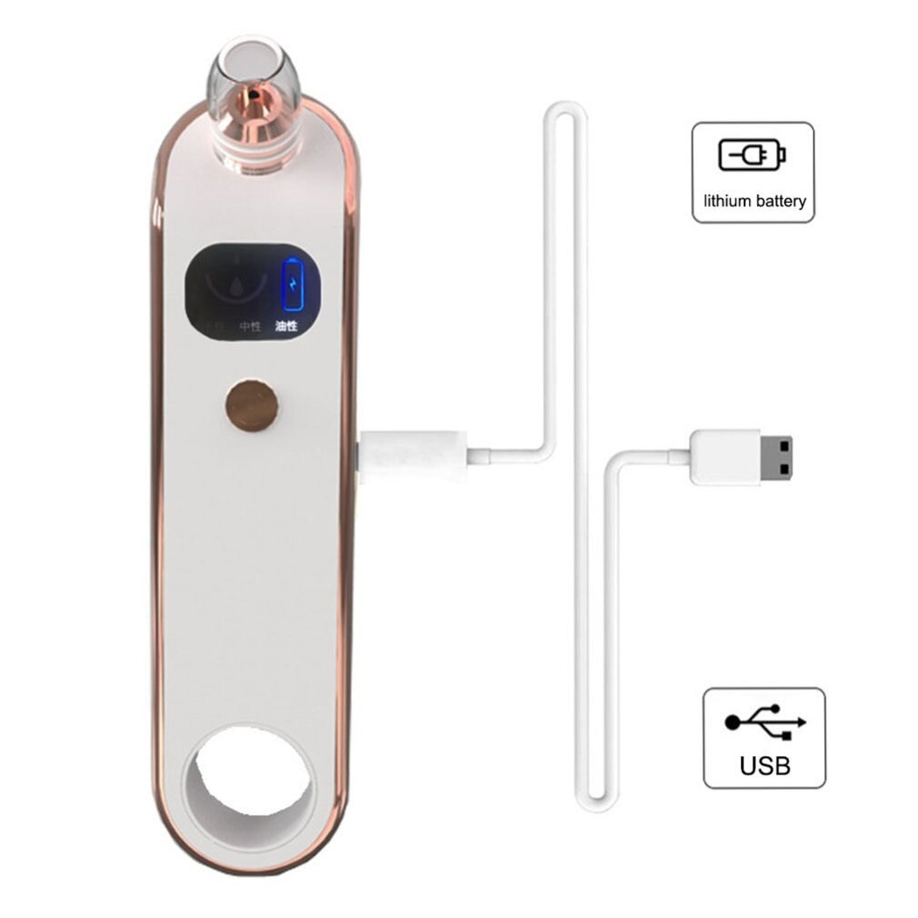 Blackhead Remover Face Deep Pore Cleaner Acne Pimple Removal Vacuum Suction Facial SPA Diamond Skin Care Beauty Tool