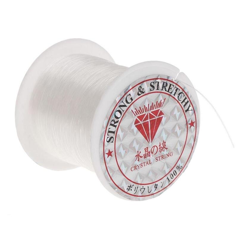 1Pcs Fishing Lines Strong Nylon Monofilament Fluorocarbon Line Fishing Rope Round Crystal Line, Transparent Fishing Line