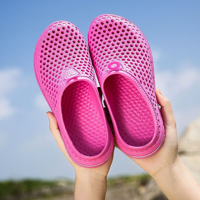 Heren klompen vrouwen mesh slippers tuinschoenen muiltjes zomer