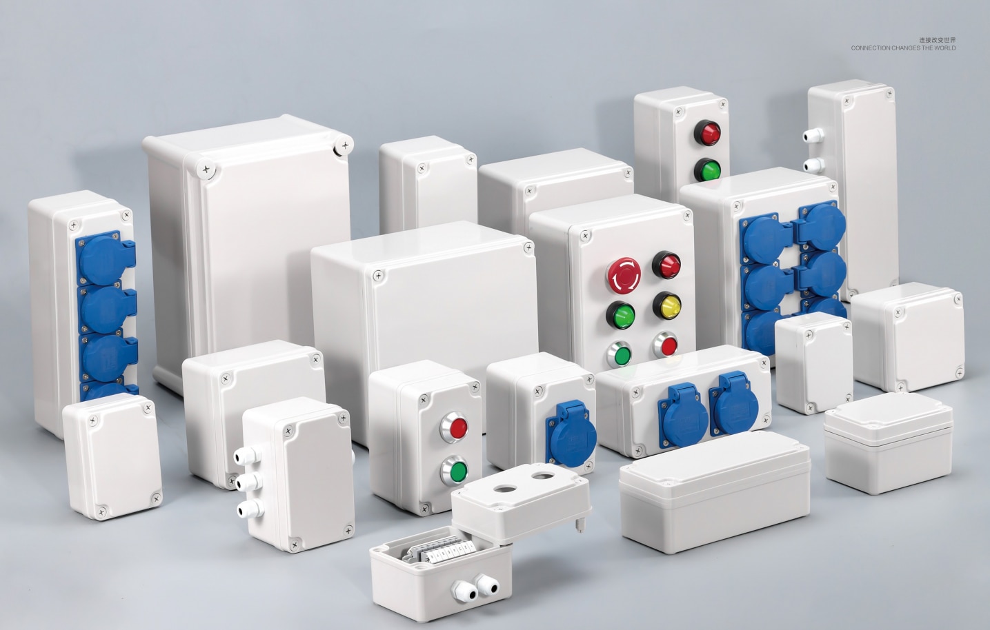 Free Factory ABS Waterproof Enclosure Box IP65 Plastic Junction Box Outdoor Electronic Poly-Carbonate Case