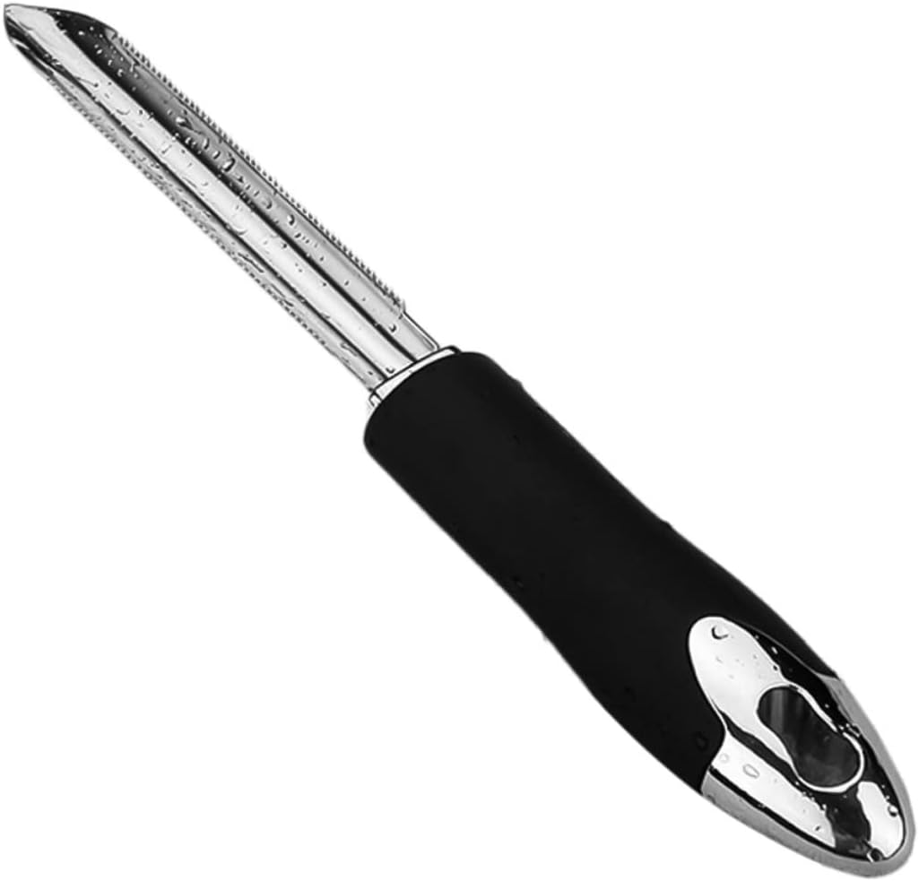 Peperboor verwijderaar met tanden RVS boor, verwijdering van fruitboor, fruitboor, boorgereedschap, keukengereedschap, herbruikbaar: Rood