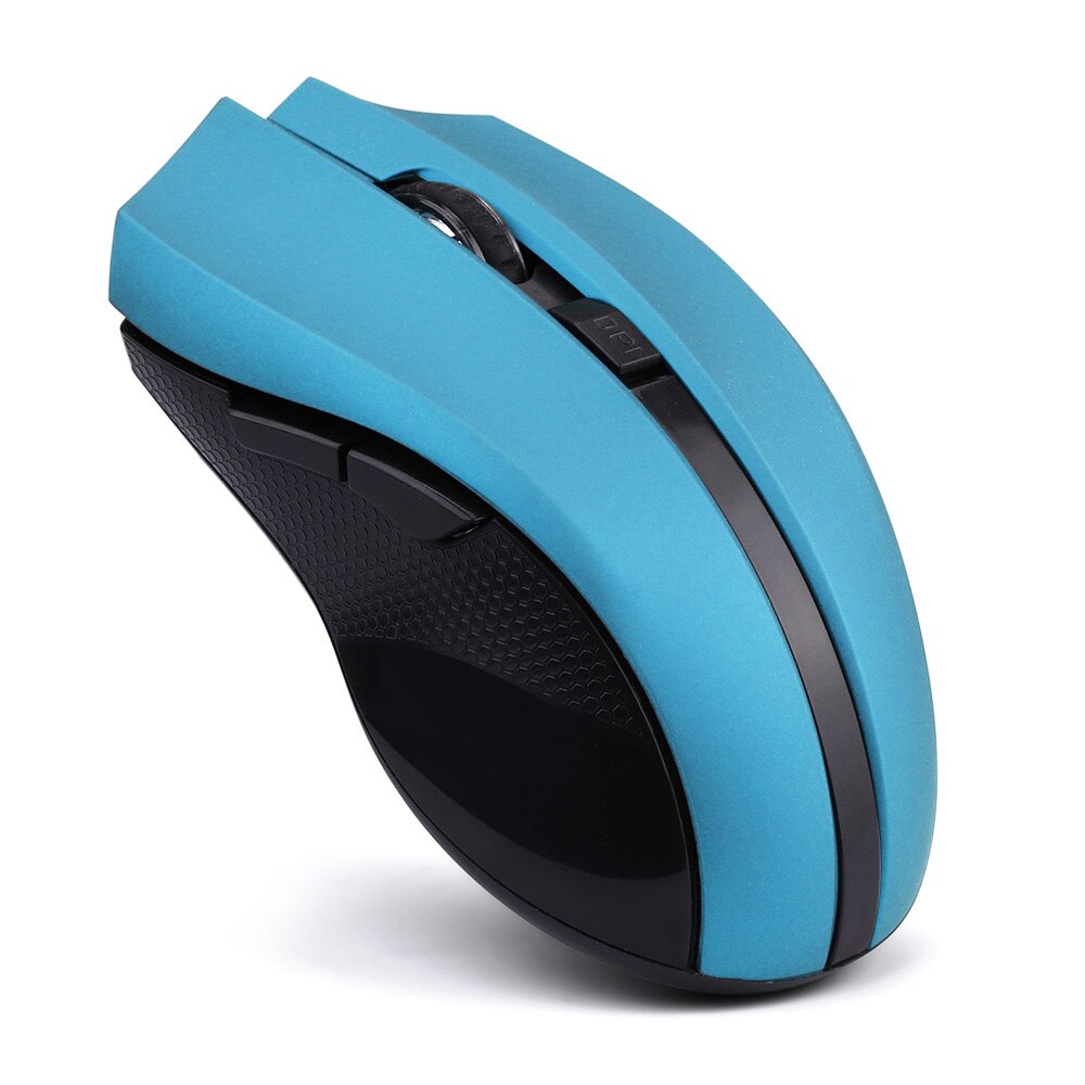 2,4 GHz Wireless Mouse DPI ajustable 2400 ratón óptico del Juego 6 botones ratones inalámbricos con receptor USB para ordenador PC y portátil