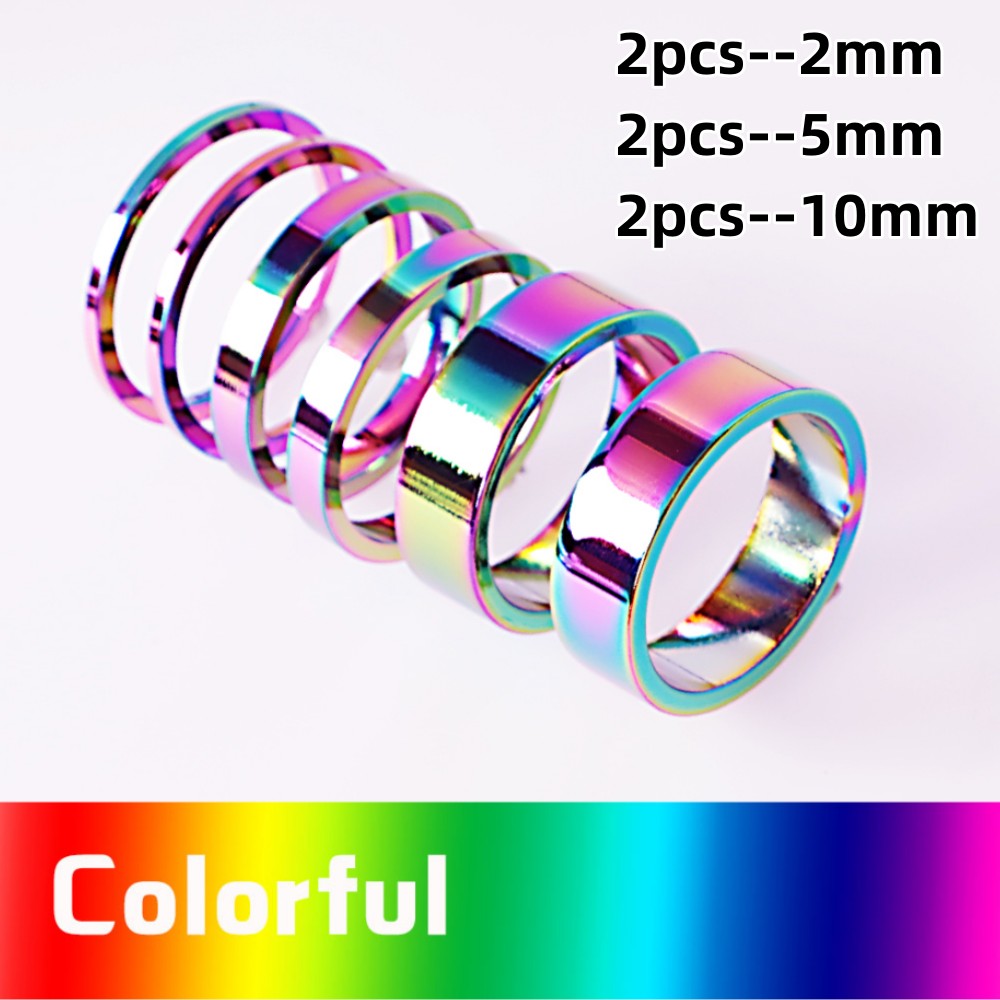 OUO CNC Mtb Power Cap 1 1/8 Headset Spacers Stem Top Cap Bolt 28.6mm Fork Spacer Bicycle Bridge Steering Column: DARK GRAY