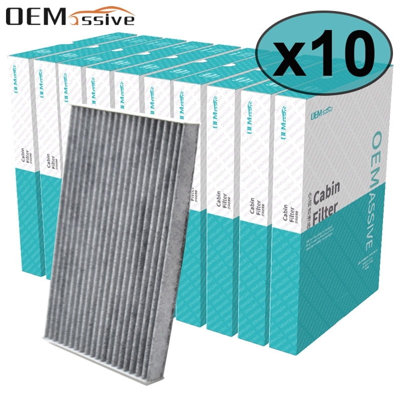 10pc bil pollen luftfilter aktivert kull til kube  z12 blad  ze0 -